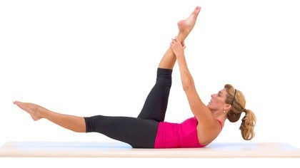 Single Straight Leg Stretch<br>Meredith Rogers<br>Exercise 1804