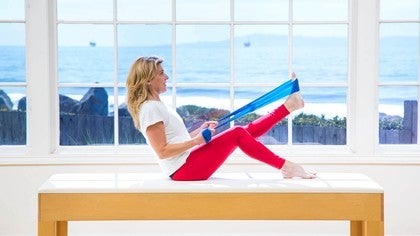 5 Pilates Theraband Exercises to Bring on Your Next Vacation (Blog)