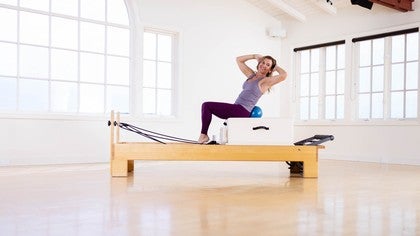 Overball Reformer Flow<br>Maria Leone<br>Class 5341