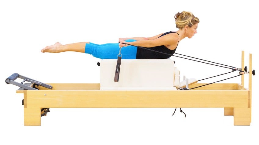 Pilates Reformer + LONG BOX Workout, Int / Advanced Abs, Arms & Back