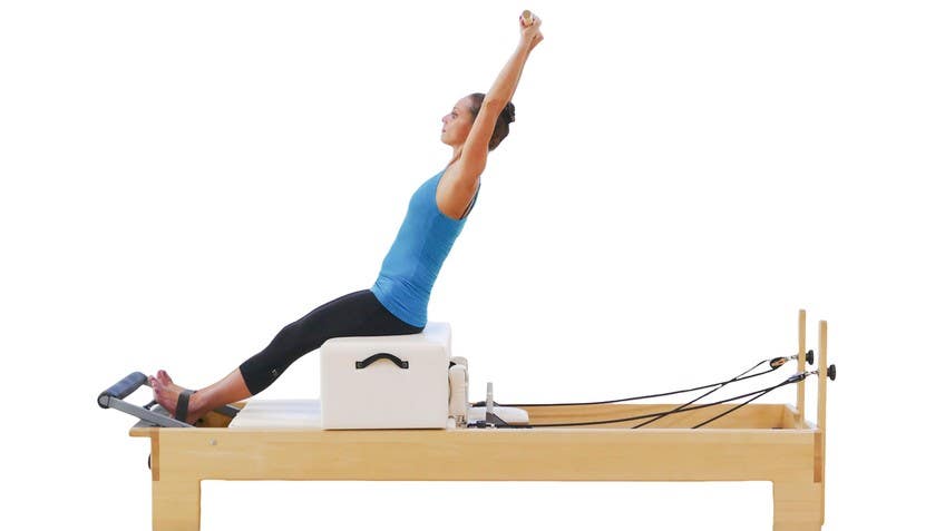 5 Minute Reformer - Shortbox Mobility Workout  Pilates reformer exercises,  Pilates reformer, Reformers