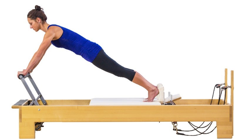 Long Stretch Series with a Ball on the Reformer