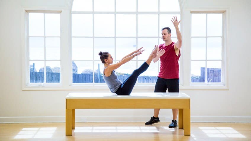 Pilates Arc Spine Vertebra Corrector Massage Yoga Bed Fitness