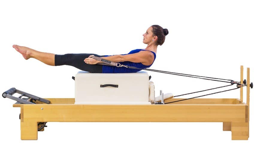 Strengthening the Back of the Body with Long Box Pulling Straps 