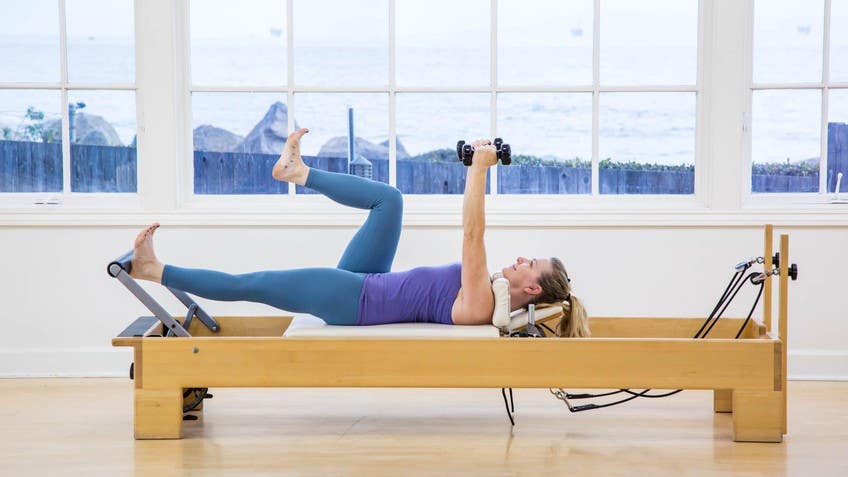 Pilates The One With The Feet In Straps Reformer' Baby Cap