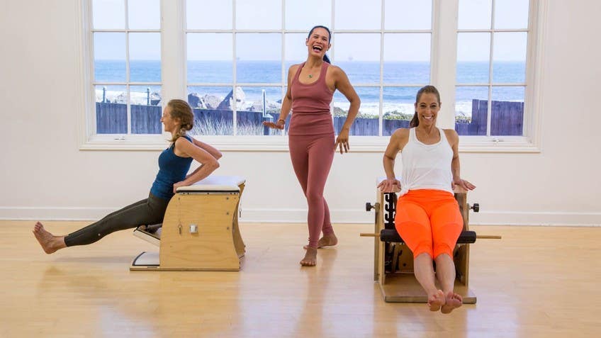 Wunda Chair Workout for Stamina - 25 minutes - Pilates Andrea