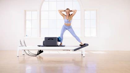 Reformer with Overball<br>Tracey Mallett<br>Class 5658