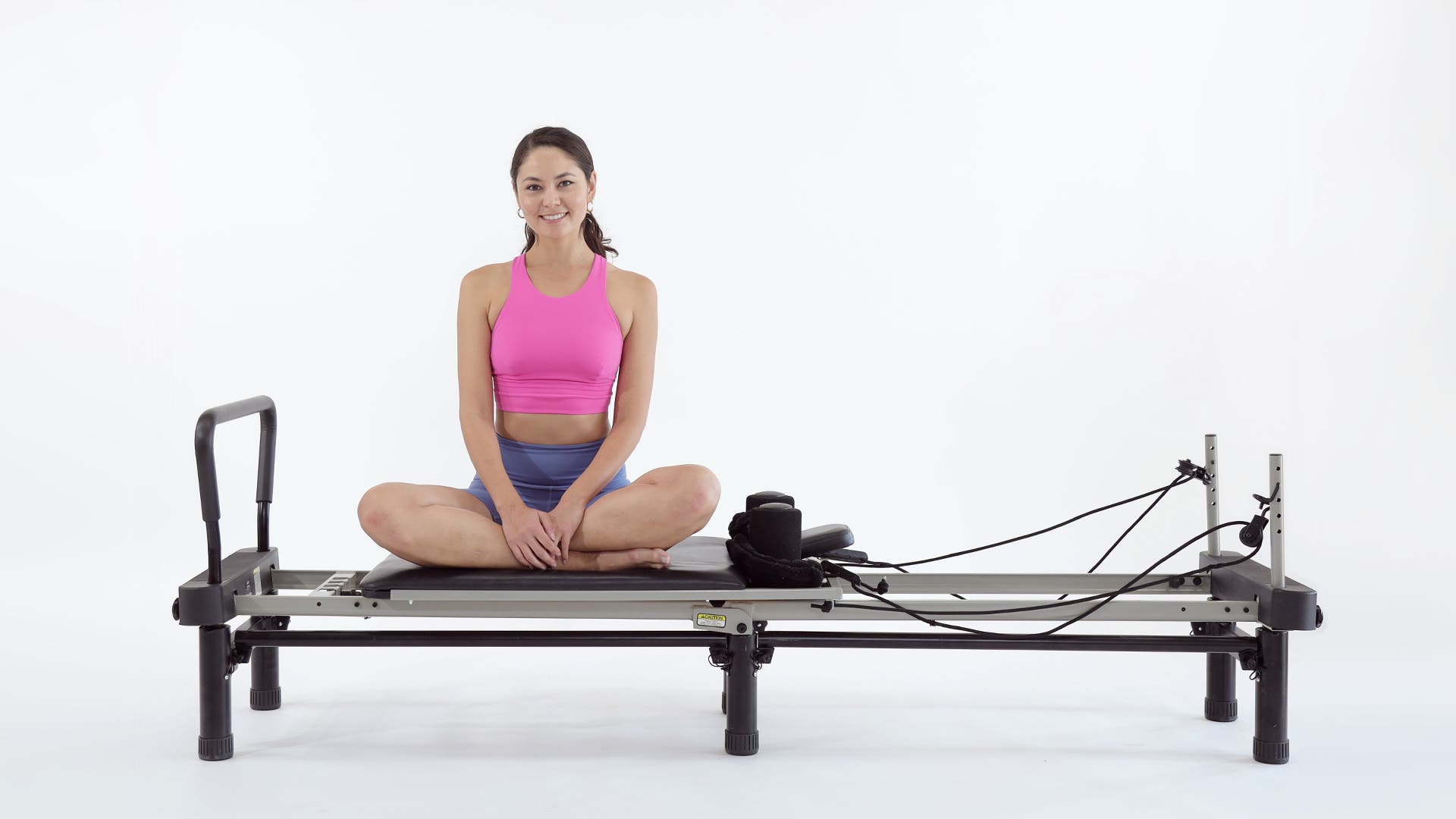 Pilates Reformer Seated Upper Body Strap Workout 